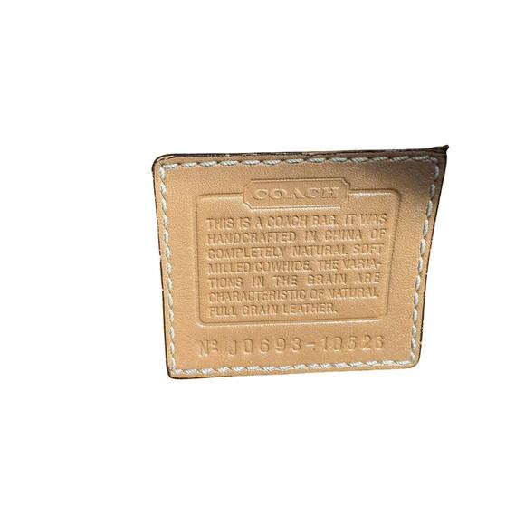 Coach Legacy satchel vintage vachetta pebbled leather - Picture 4 of 6